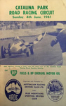 Programme cover of Catalina Road Racing Circuit (AUS), 04/06/1961