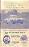 Programme cover of Catalina Road Racing Circuit (AUS), 27/08/1961