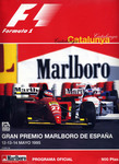 Programme cover of Circuit de Barcelona-Catalunya, 14/05/1995