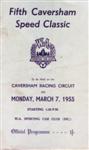 Programme cover of Caversham, 07/03/1955