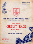 Programme cover of Changi Airfield, 09/06/1957