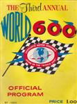 Programme cover of Charlotte Motor Speedway, 27/05/1962