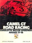 Programme cover of Charlotte Motor Speedway, 18/08/1974