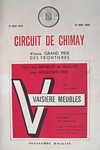 Programme cover of Chimay Street Circuit, 21/05/1972