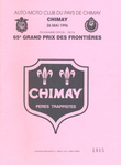 Programme cover of Chimay Street Circuit, 26/05/1996