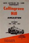 Programme cover of Collingrove Hill Climb, 20/04/1957