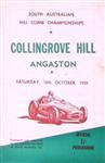 Programme cover of Collingrove Hill Climb, 10/10/1959