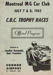 Programme cover of Connor Circuit, 08/07/1962