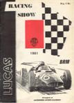 Programme cover of Copenhagen Racing Show, 1961