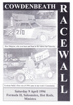 Programme cover of Cowdenbeath Racewall, 09/04/1994