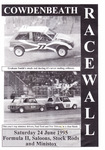 Programme cover of Cowdenbeath Racewall, 24/06/1995