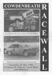 Programme cover of Cowdenbeath Racewall, 25/05/1996