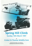 Programme cover of Cricket St. Thomas Hill Climb, 16/03/1997