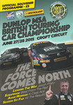 Programme cover of Croft Circuit, 28/06/2015