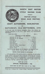 Programme cover of Croft Circuit, 23/09/1978
