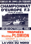 Programme cover of Croix en Ternois, 23/10/1983