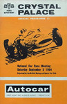 Programme cover of Crystal Palace Circuit, 05/09/1964