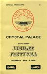 Programme cover of Crystal Palace Circuit, 11/07/1970