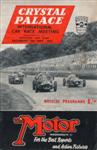 Programme cover of Crystal Palace Circuit, 18/09/1954