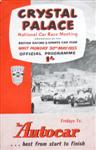 Programme cover of Crystal Palace Circuit, 30/05/1955