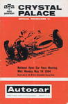 Programme cover of Crystal Palace Circuit, 18/05/1964