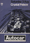 Programme cover of Crystal Palace Circuit, 03/08/1968
