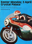 Programme cover of Crystal Palace Circuit, 03/04/1972