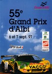 Programme cover of Albi, 07/09/1997