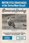 Programme cover of Darley Moor Circuit, 06/10/1991