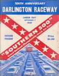 Programme cover of Darlington Raceway, 07/09/1959