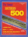 Programme cover of Darlington Raceway, 07/09/1970