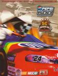 Programme cover of Darlington Raceway, 05/09/1999