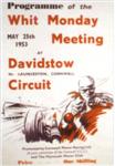 Programme cover of Davidstow Circuit, 25/05/1953