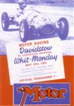 Programme cover of Davidstow Circuit, 30/05/1955
