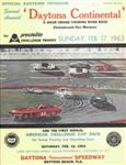 Programme cover of Daytona International Speedway, 17/02/1963