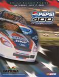 Programme cover of Daytona International Speedway, 07/07/2001