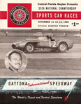 Programme cover of Daytona International Speedway, 13/11/1960