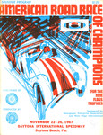Programme cover of Daytona International Speedway, 26/11/1967