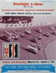 Programme cover of Daytona International Speedway, 01/04/1972