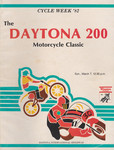 Programme cover of Daytona International Speedway, 07/03/1982
