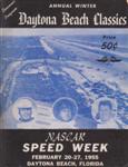 Programme cover of Daytona Beach Road Course, 27/02/1955