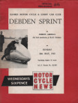 Programme cover of Debden Airfield, 26/05/1963