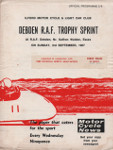 Programme cover of Debden Airfield, 03/09/1967