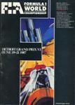 Programme cover of Detroit Street Circuit, 21/06/1987