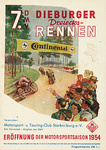 Programme cover of Dieburger Dreieck, 11/04/1954