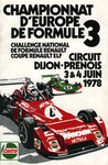 Programme cover of Dijon-Prenois, 04/06/1978
