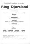 Programme cover of Ring Djursland, 30/07/1967