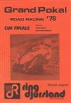 Programme cover of Ring Djursland, 10/09/1978
