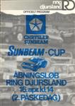 Programme cover of Ring Djursland, 16/04/1979