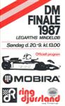 Programme cover of Ring Djursland, 20/09/1987